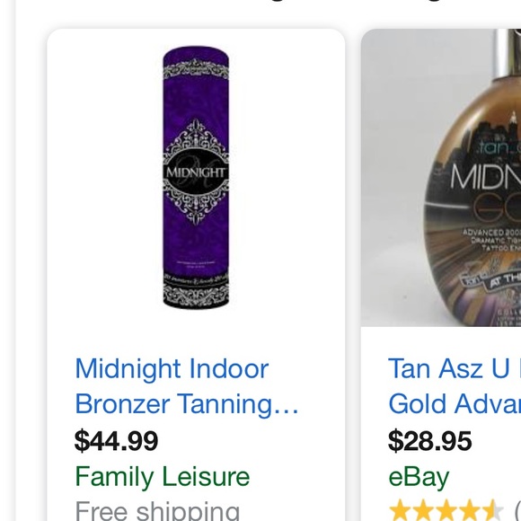 Midnight Tanning Lotion - Picture 5 of 6